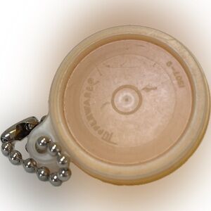 Vintage Yellow Lidded Mini Tupperware Bowl Ball Keychain